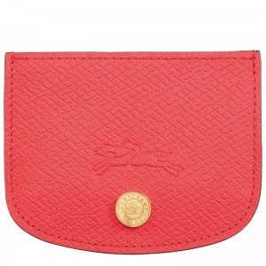 Longchamp Épure Card Holder Strawberry | 89526-BWIP