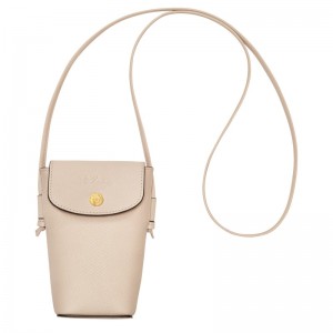 Longchamp Épure Phone Case With Leather Lace Paper | 89310-ZFKG