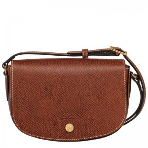 Longchamp Épure S Crossbody Bag Kahverengi | 85691-JAWH