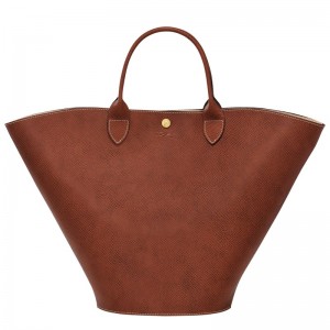 Longchamp Épure Xl Tote Bag Kahverengi | 346-IBYXCN