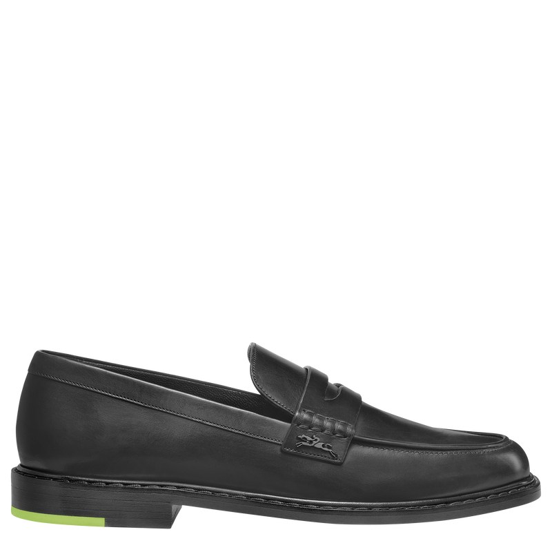 Longchamp Au Sultan Loafer Siyah | 143-AXKOBC