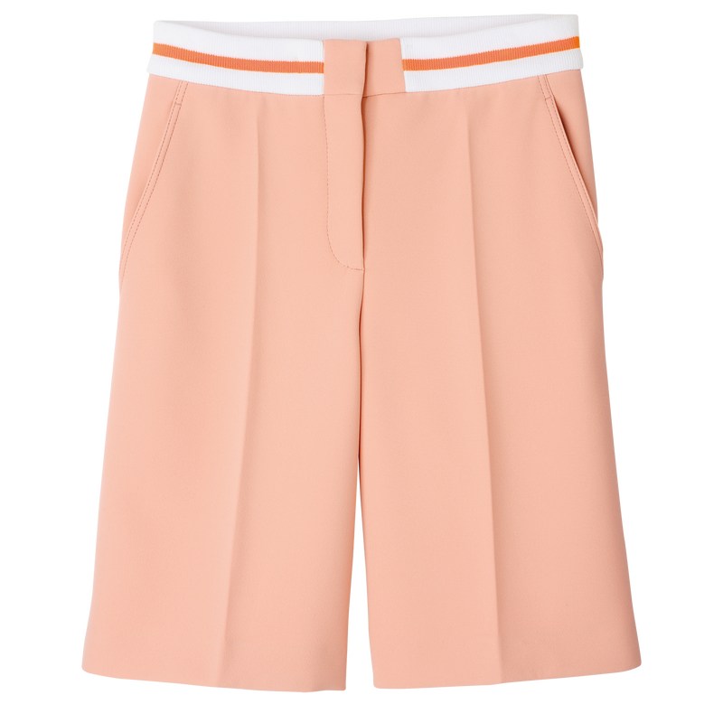 Longchamp Bermuda Shorts Nude | 70431-OSEC