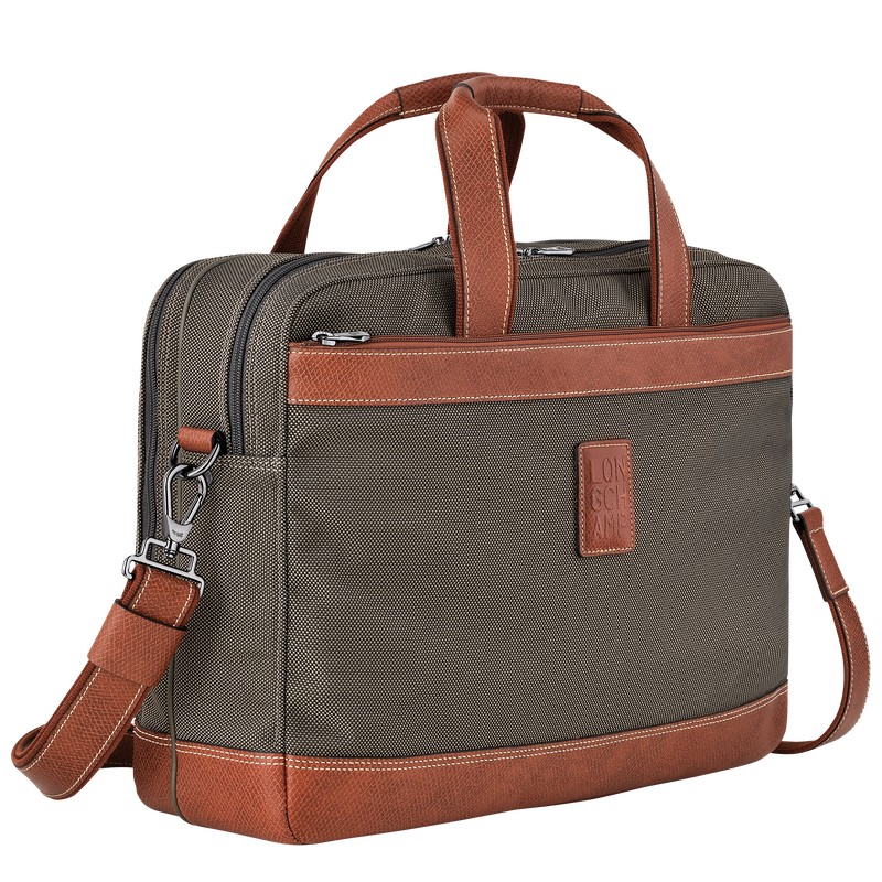 Longchamp Boxford L Briefcase Kahverengi | 84725-LCEQ