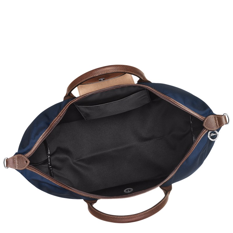 Longchamp Boxford M Travel Bag Mavi | 48692-OLHD