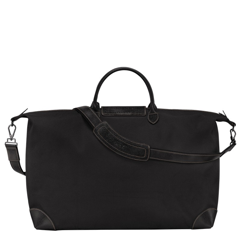 Longchamp Boxford M Travel Bag Siyah | 84503-EPZC