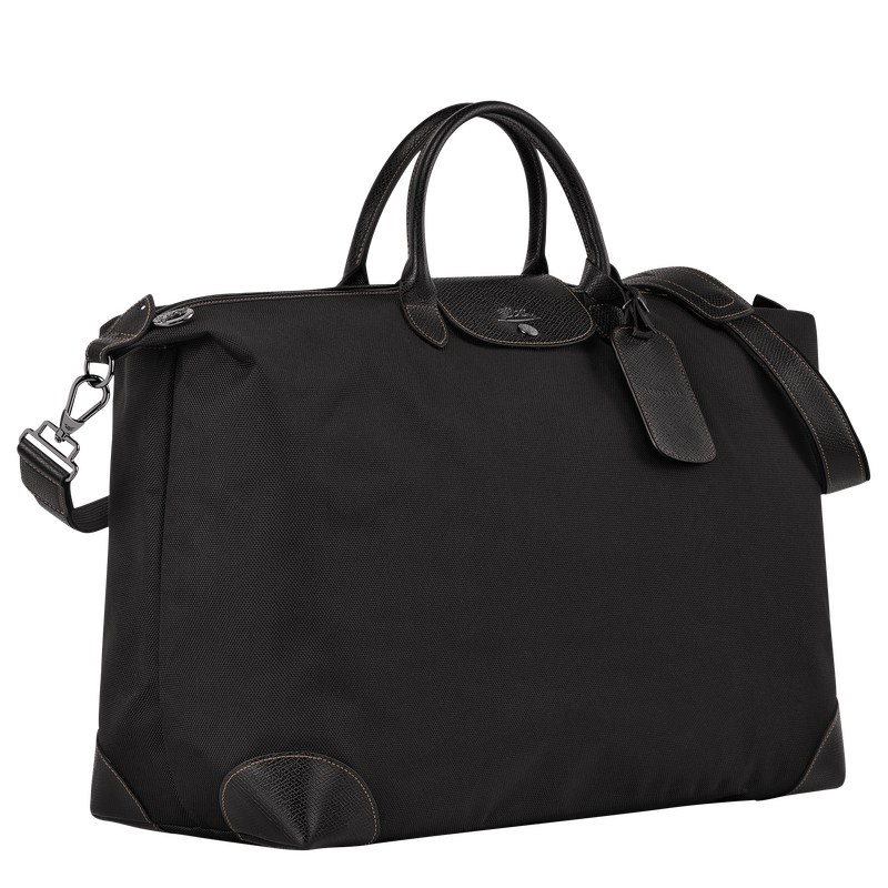 Longchamp Boxford M Travel Bag Siyah | 87196-BTHG