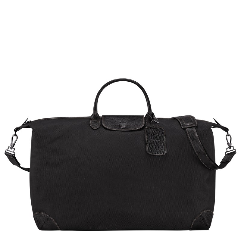 Longchamp Boxford M Travel Bag Siyah | 87196-BTHG