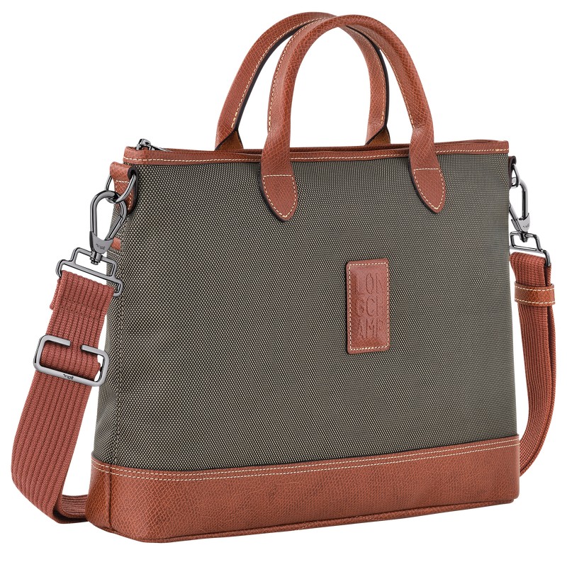 Longchamp Boxford S Briefcase Kahverengi | 41057-XAFV