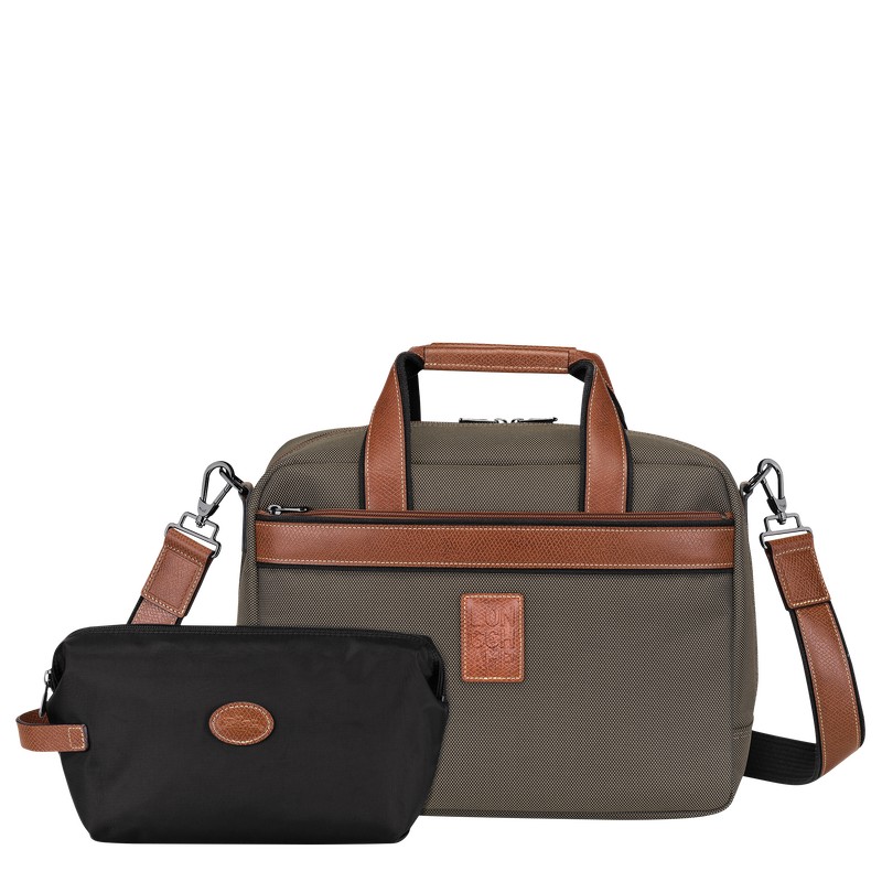 Longchamp Boxford S Travel Bag Kahverengi | 86374-AIHR