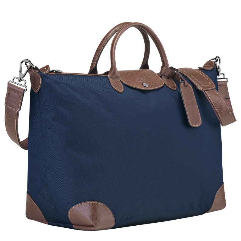 Longchamp Boxford S Travel Bag Mavi | 01572-MFBW