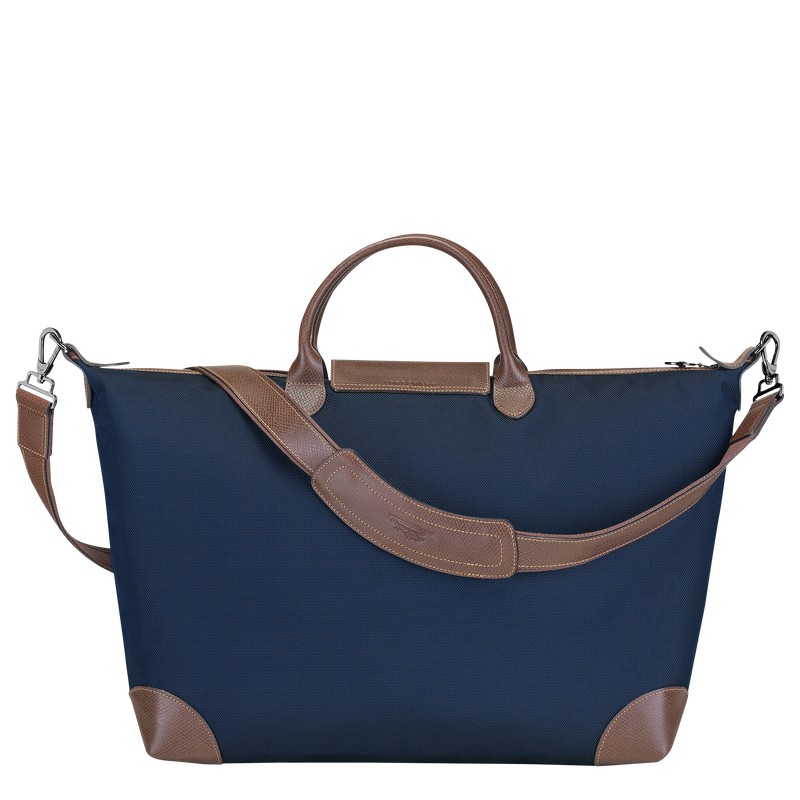 Longchamp Boxford S Travel Bag Mavi | 01572-MFBW