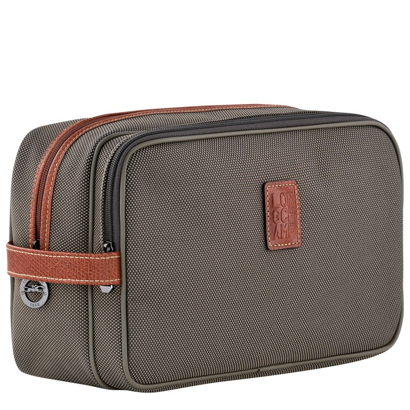 Longchamp Boxford Toiletry Case Kahverengi | 59482-NZKX