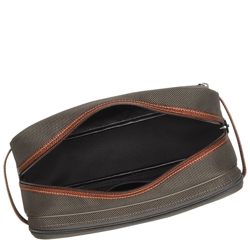 Longchamp Boxford Toiletry Case Kahverengi | 59482-NZKX