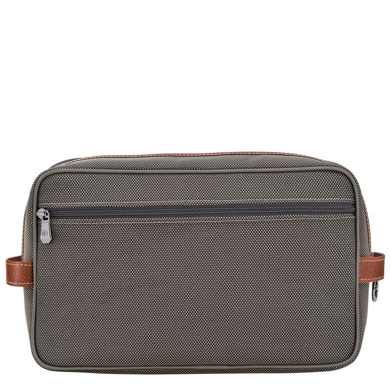 Longchamp Boxford Toiletry Case Kahverengi | 38602-HTMZ