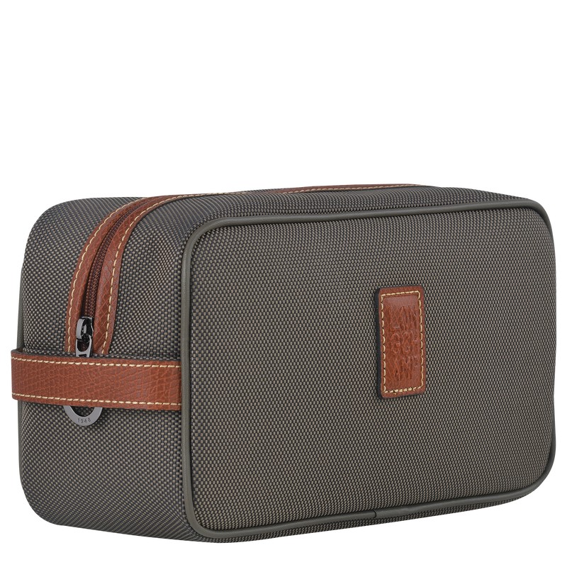 Longchamp Boxford Toiletry Case Kahverengi | 12795-RQWD