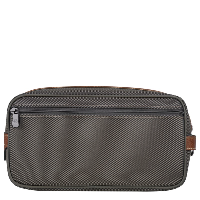 Longchamp Boxford Toiletry Case Kahverengi | 16745-OERD