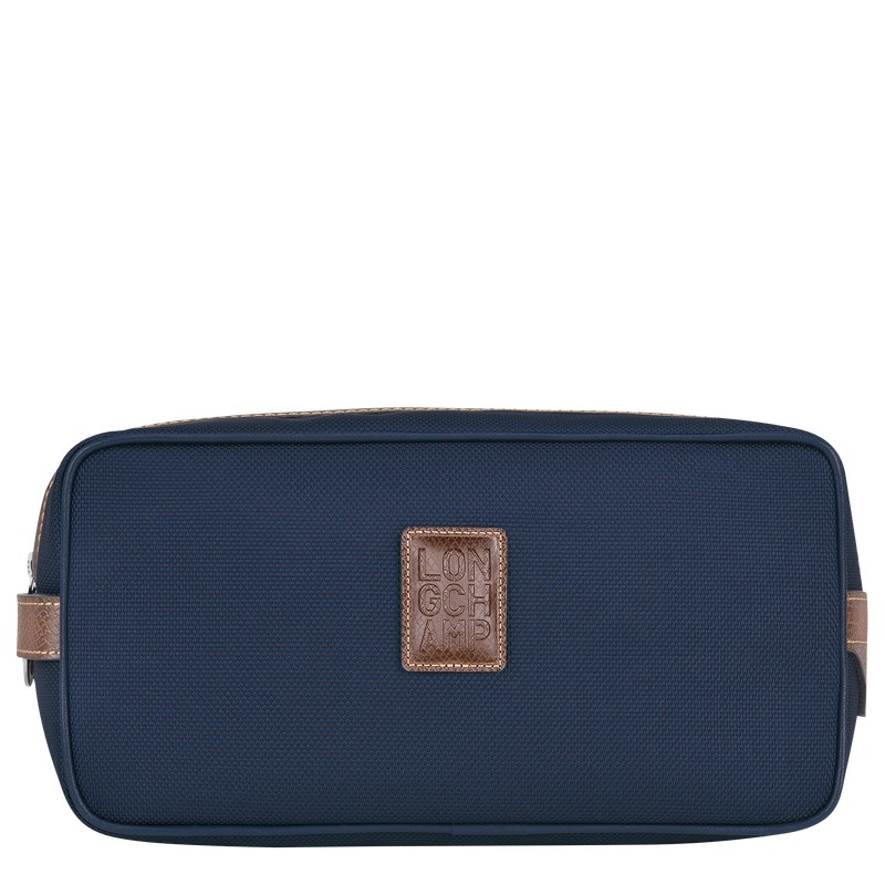 Longchamp Boxford Toiletry Case Mavi | 86103-YHTQ