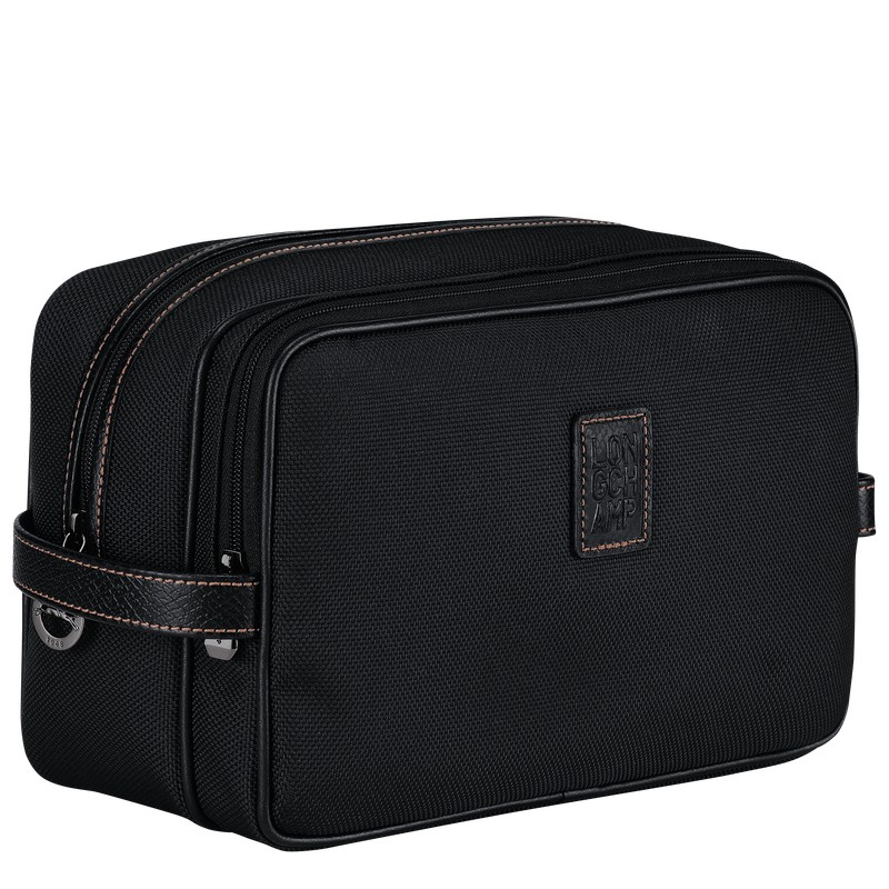 Longchamp Boxford Toiletry Case Siyah | 90376-NTUH