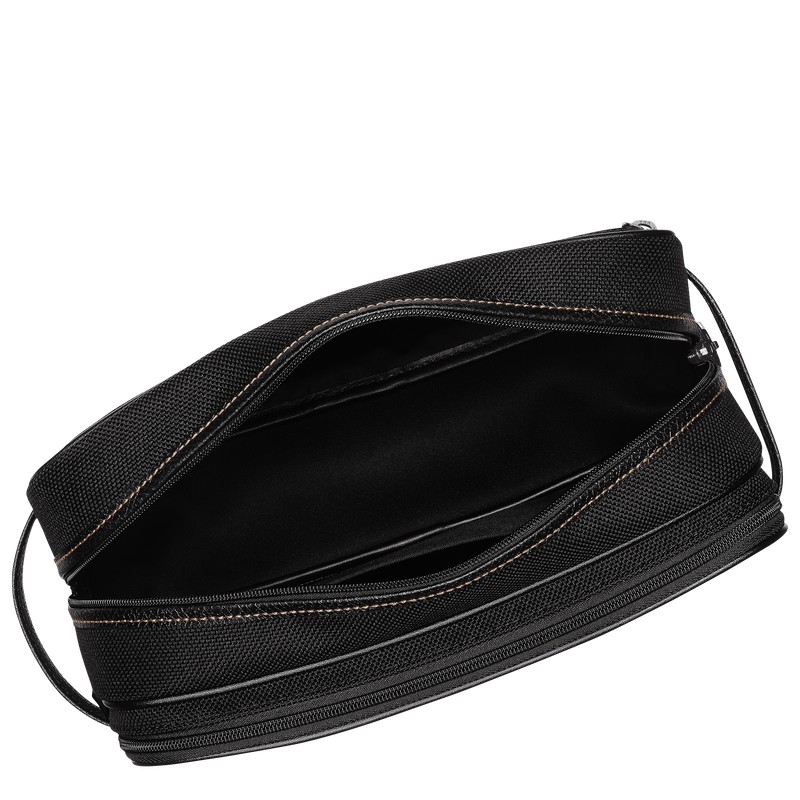 Longchamp Boxford Toiletry Case Siyah | 90376-NTUH