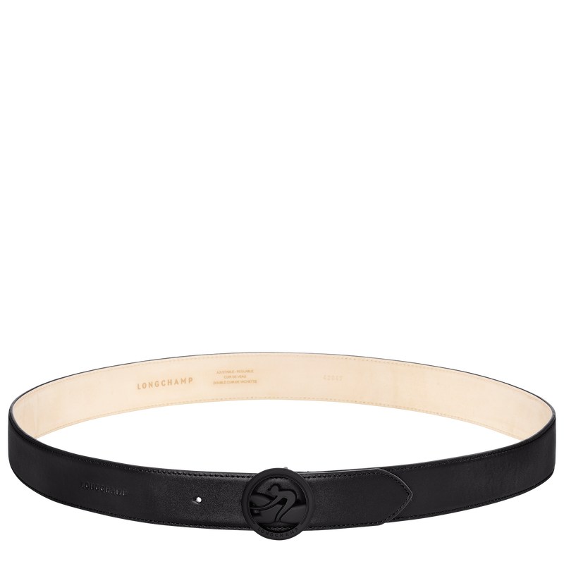 Longchamp Box-trot Belt Siyah | 91253-LJCF