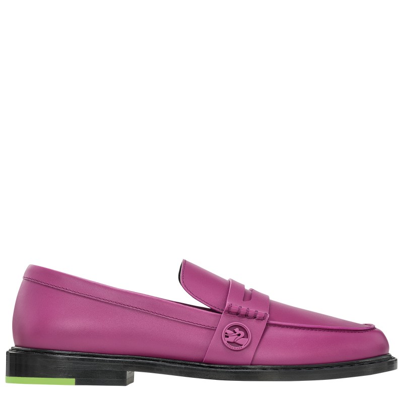 Longchamp Box-trot Loafer Violet | 806-UTBLQX