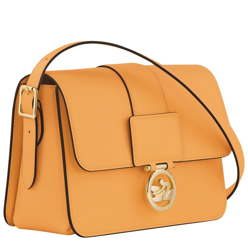 Longchamp Box-trot M Crossbody Bag Kayısı Rengi | 973-UFJYQP