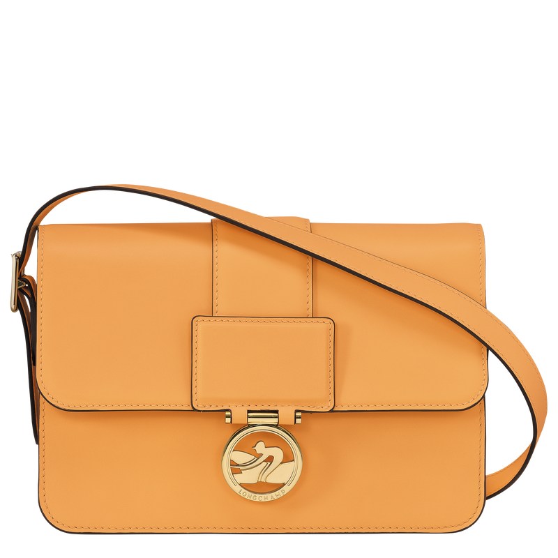 Longchamp Box-trot M Crossbody Bag Kayısı Rengi | 973-UFJYQP