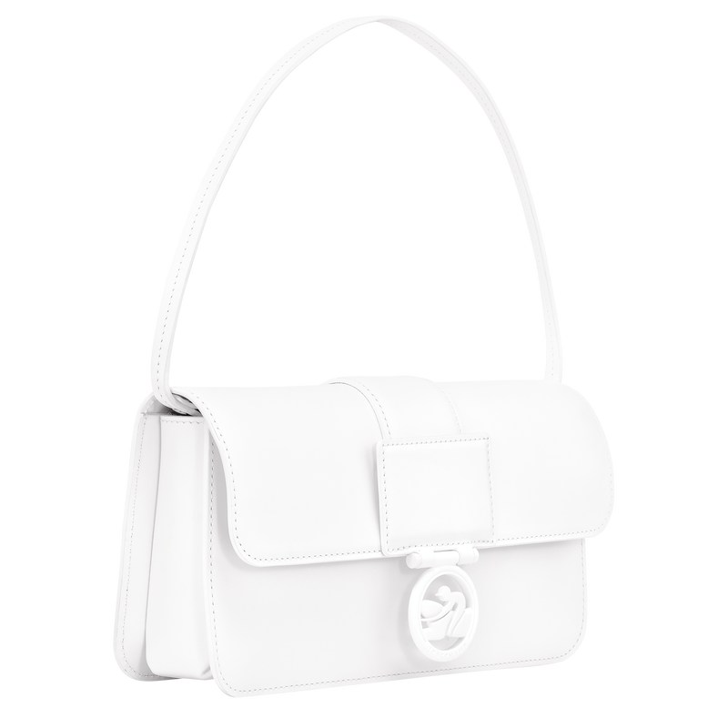 Longchamp Box-trot M Shoulder Bag Beyaz | 580-JSWZNX