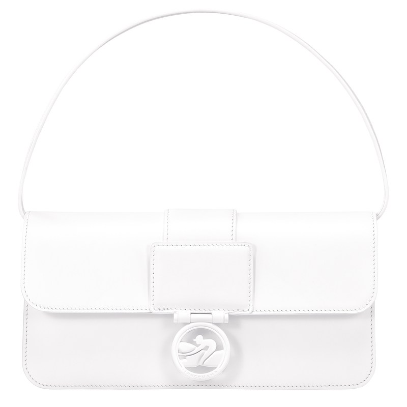 Longchamp Box-trot M Shoulder Bag Beyaz | 580-JSWZNX