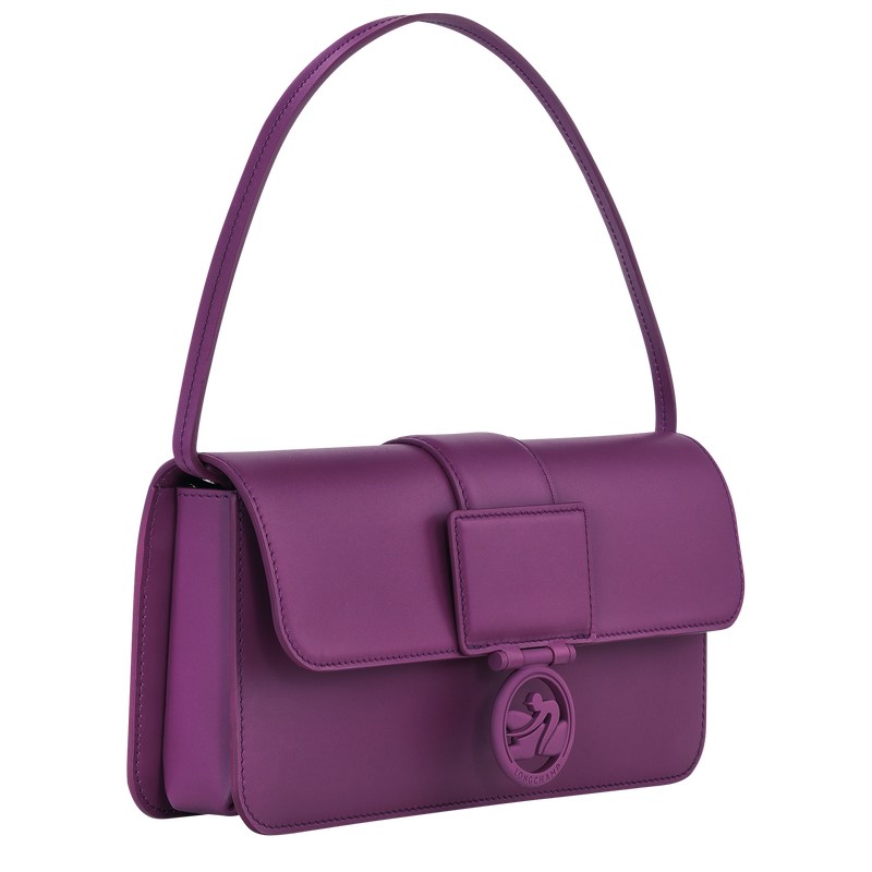 Longchamp Box-trot M Shoulder Bag Violet | 348-RXKAUQ