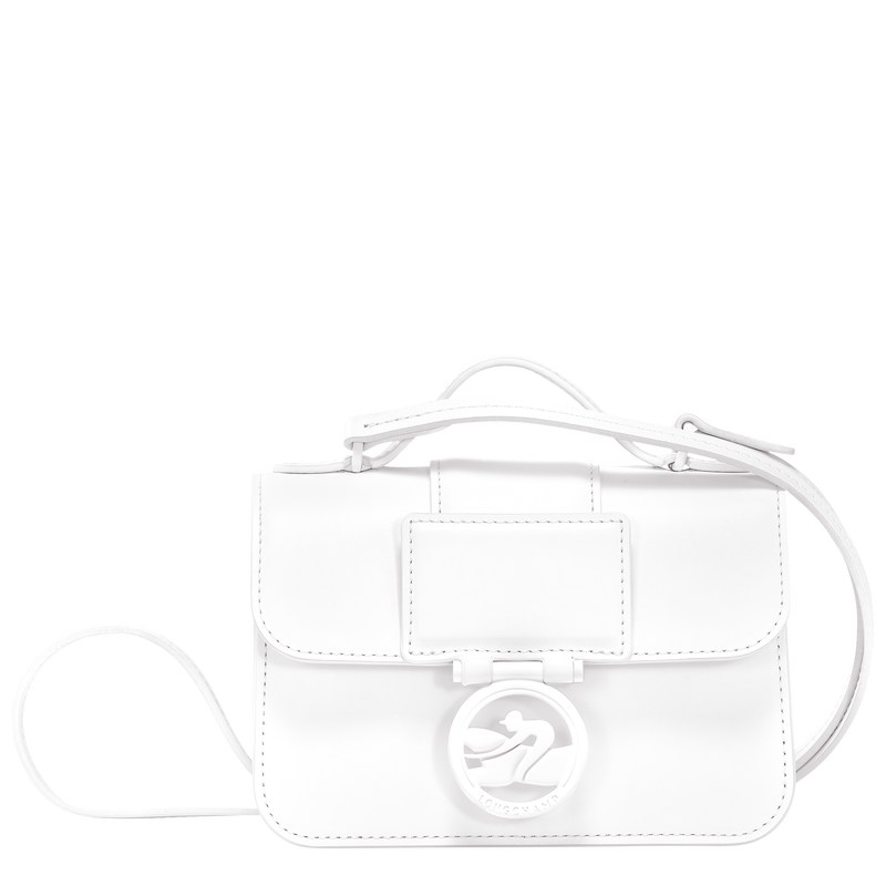 Longchamp Box-trot Xs Crossbody Bag Beyaz | 23479-RWEV