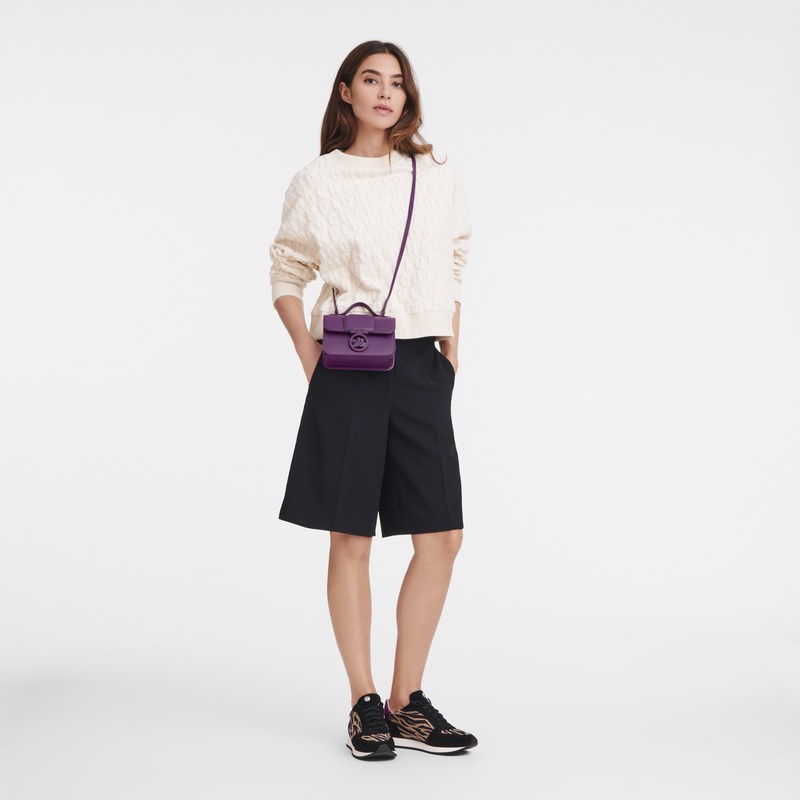 Longchamp Box-trot Xs Crossbody Bag Violet | 87941-IFOS