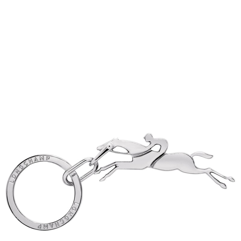 Longchamp Cavalier Longchamp Key-rings Gümüş | 39804-NZPT