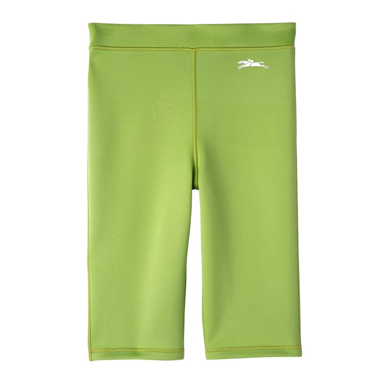 Longchamp Cycling Short Pants Yeşil Açık | 04379-XPOT