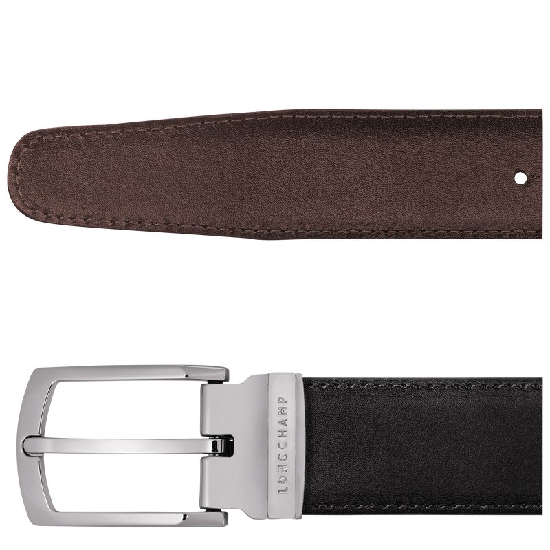 Longchamp Delta Box Belt Siyah | 36507-CZLJ