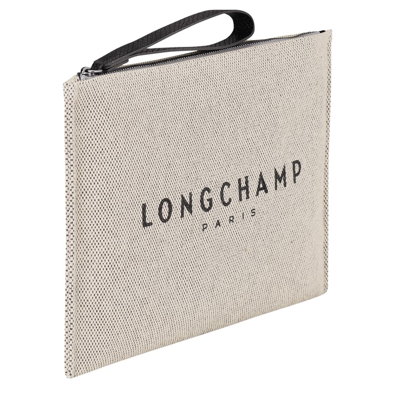 Longchamp Essential Pouch Ecru | 58796-ZRTN