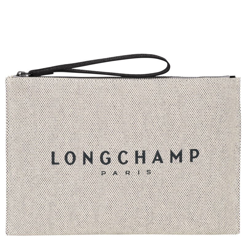 Longchamp Essential Pouch Ecru | 58796-ZRTN