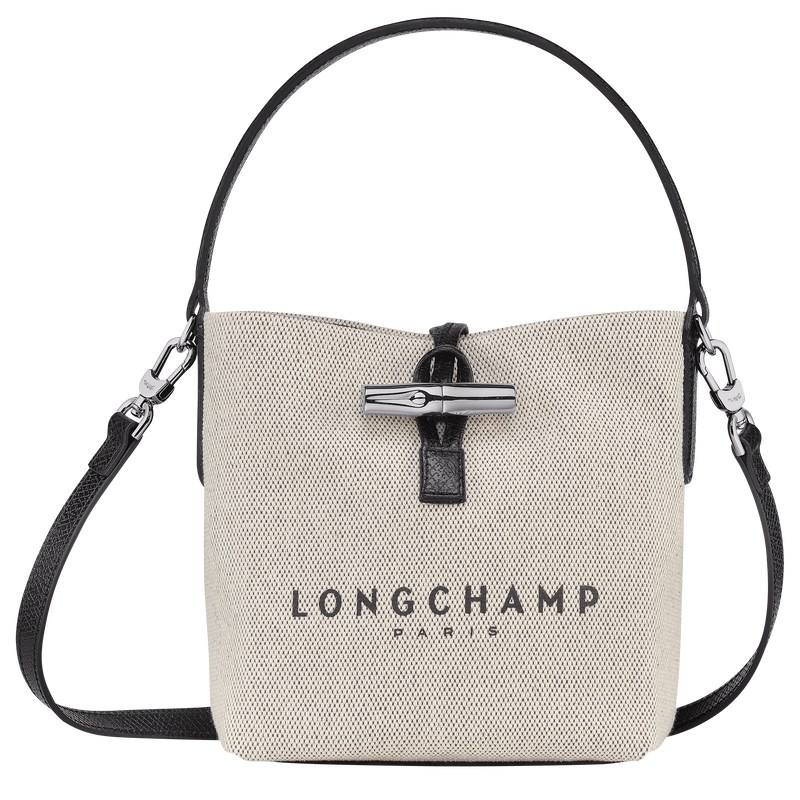 Longchamp Essential Xs Bucket Bag Ecru | 15069-RITB