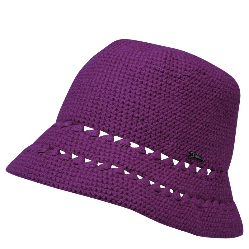 Longchamp Hat Violet | 39815-TNXO