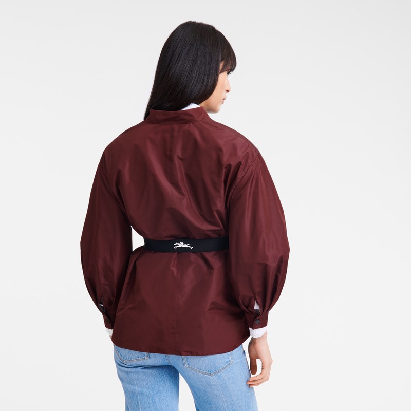 Longchamp Kimono Jacket Bordo | 92051-THWV