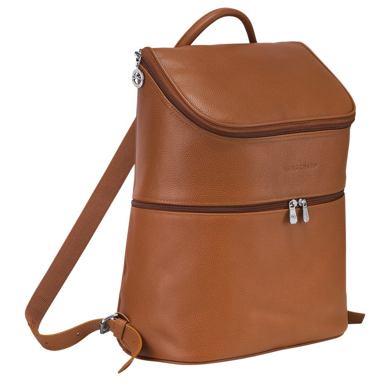 Longchamp Le Foulonné Backpack Caramel | 12854-YBEG