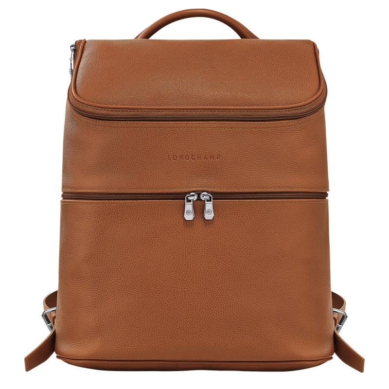 Longchamp Le Foulonné Backpack Caramel | 47302-NUHG