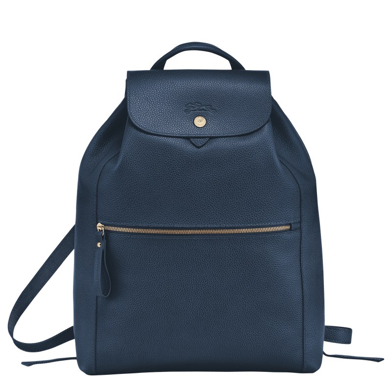 Longchamp Le Foulonné Backpack Lacivert | 12589-UDCF