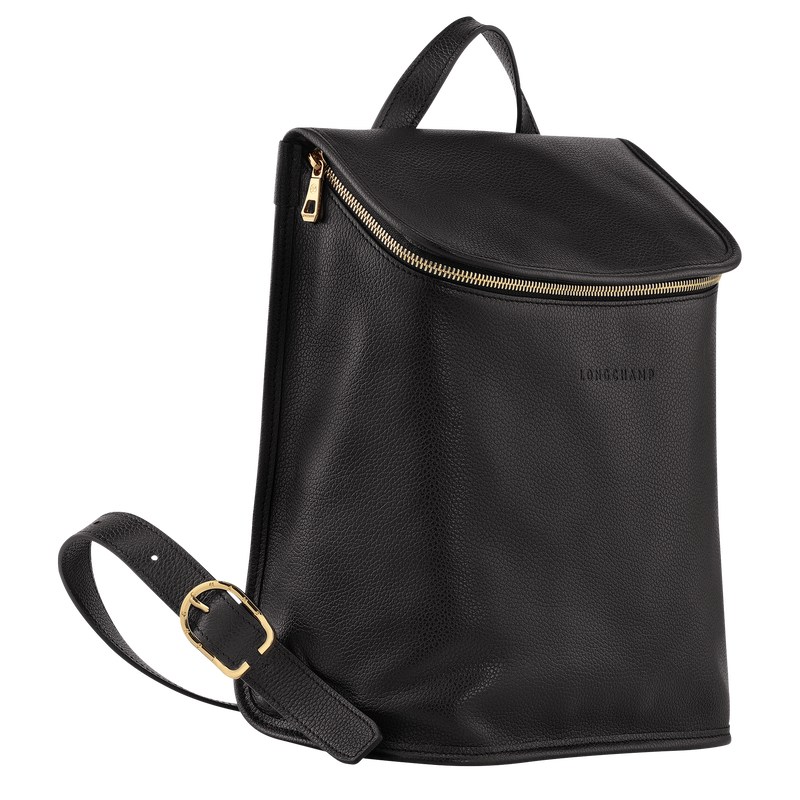 Longchamp Le Foulonné Backpack Siyah | 86092-NEGP