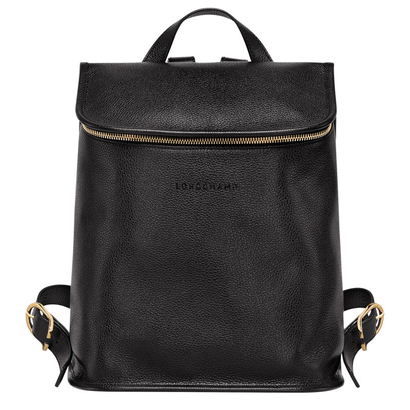 Longchamp Le Foulonné Backpack Siyah | 86092-NEGP