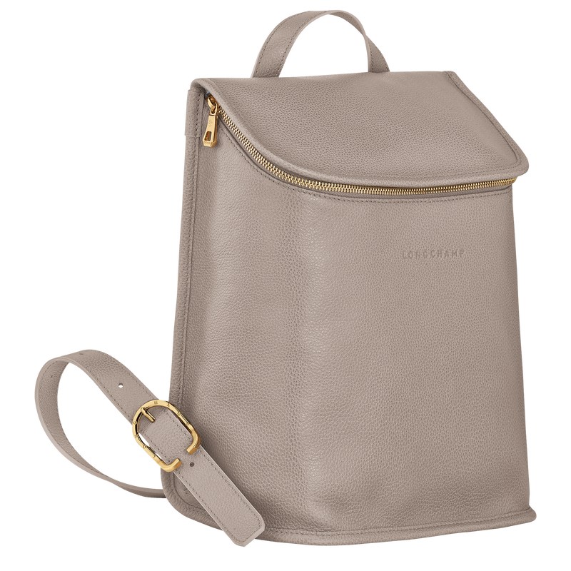 Longchamp Le Foulonné Backpack Turtledove | 84053-FBNU