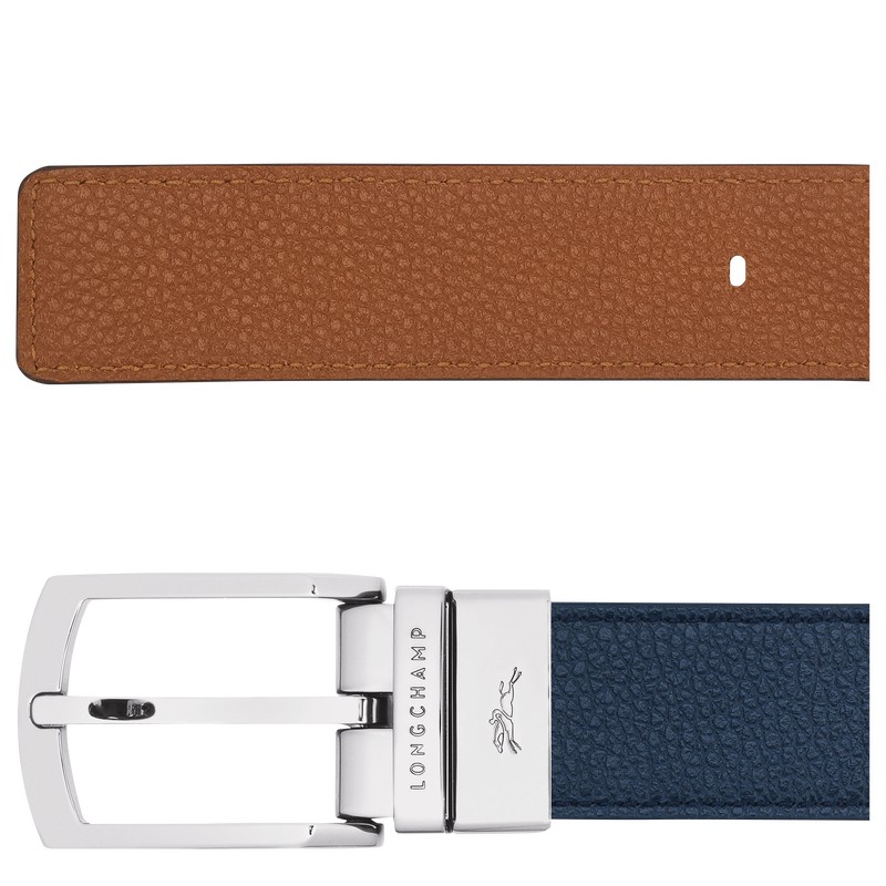 Longchamp Le Foulonné Belt Lacivert | 54712-BRIH