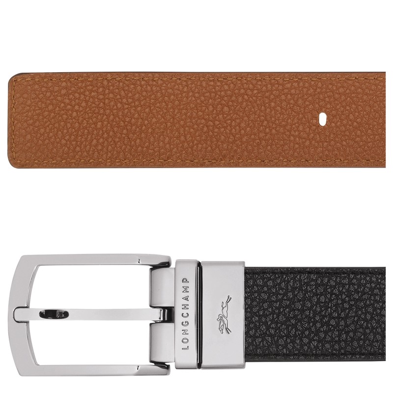 Longchamp Le Foulonné Belt Siyah | 38257-UPNS