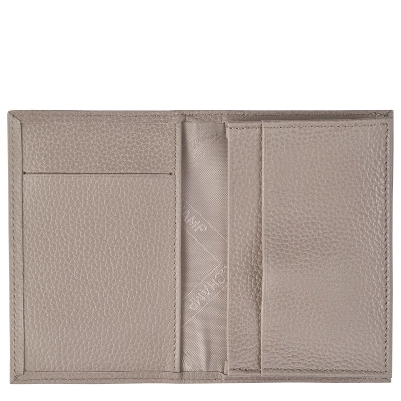 Longchamp Le Foulonné Card Holder Turtledove | 51736-NMFO