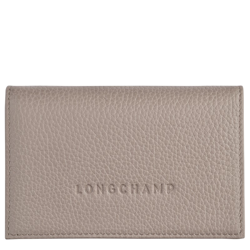 Longchamp Le Foulonné Card Holder Turtledove | 51736-NMFO